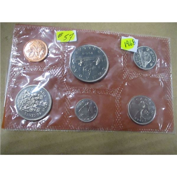 1968 PROOF CANADA MINT SEALED COIN SET