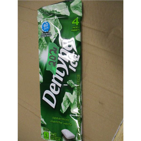 SHELF PULLS (AS IS):  DENTYNE ICE GUM (4 PACKS X 12 STICKS) - BAG