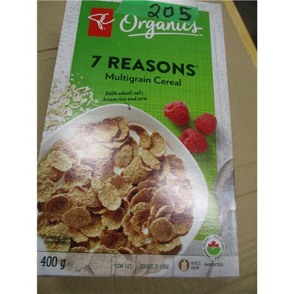 SHELF PULLS (AS IS0:  7 REASON MULTIGRAIN CEREAL (400G) - BOX