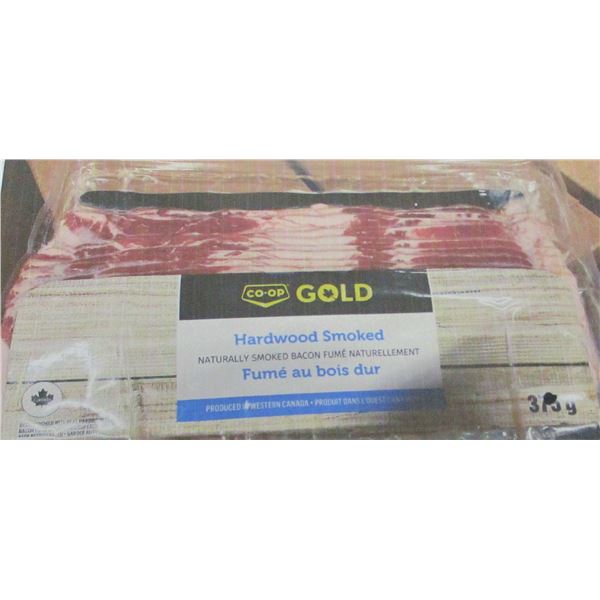 FROZEN:  COOP HARDWOOD SMOKED BACON (375G)