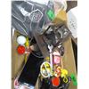 Image 1 : BOX C/W BALL CAP, WRENCHES, CANDLES, ETC