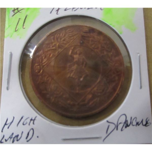 ALISORTA HIGHLAND DANCING ASSOCIATION AWARD MEDAL