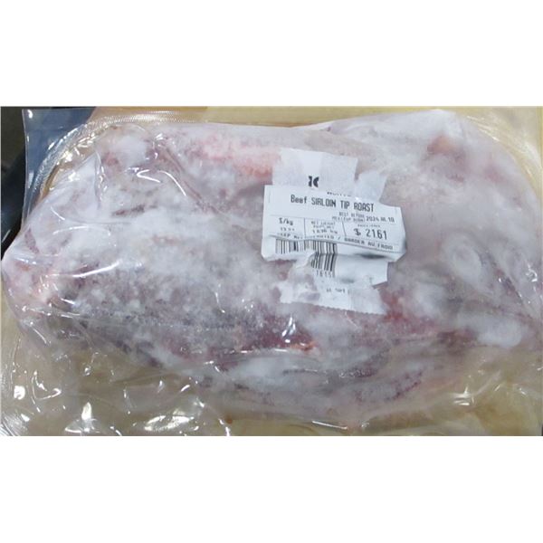 SHELF PULLS (AS IS):  BEEF SIRLOIN TIP ROAST (APPROX. $21.61)