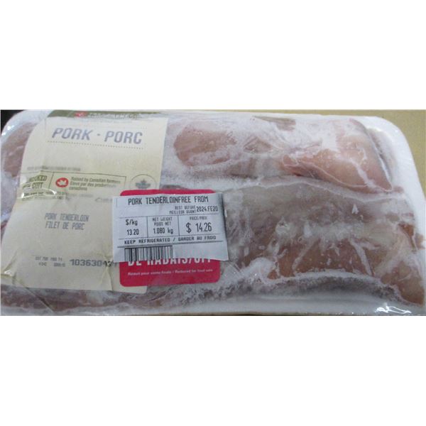 SHELF PULLS (AS IS):  PORK TENDERLOIN (APPROX. $14.26)