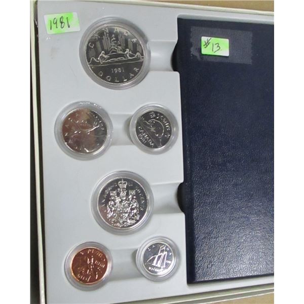 1981 CANADA MINT COIN SET
