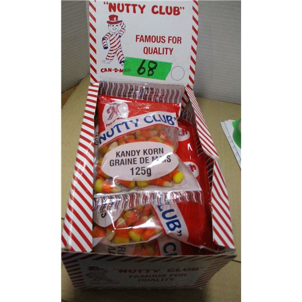 SHELF PULLS (AS IS):  KANDY KORN (12 X 125G) - BOX