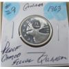 Image 1 : 1963 PROOF CAMEO CANADA SILVER QUARTER