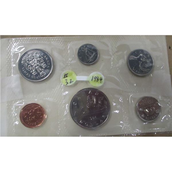 1984 PROOF CANADA MINT SEALED COIN SET