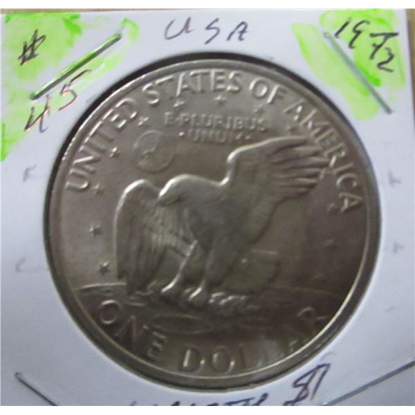 1972 USA LIBERTY EISHENHOWER DOLLAR