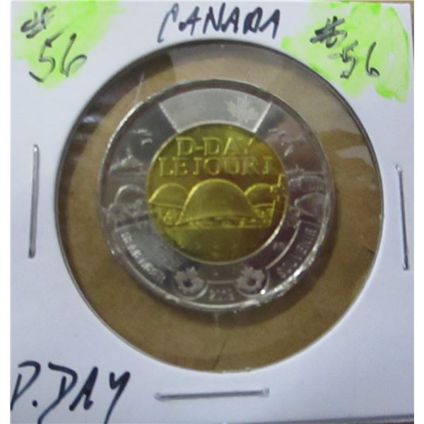 2019 D-DAY OF CANADA MINT CONDITION TOONIES