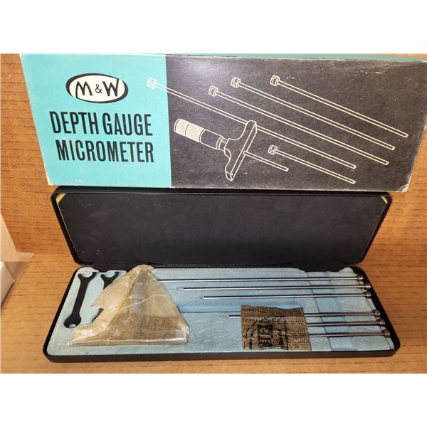 MOORE & WRIGHT Depth Gauge Micrometer 150mm