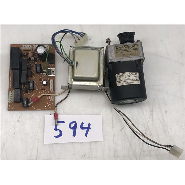 Moteur + carte de contrôle + transfo (Non tester Moteur + carte de contrôle + transfo (Non tester