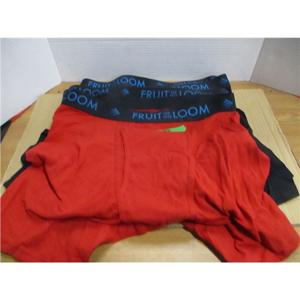 NEW:  BOXER BRIEFS (SIZE LARGE) - 4 PAIR