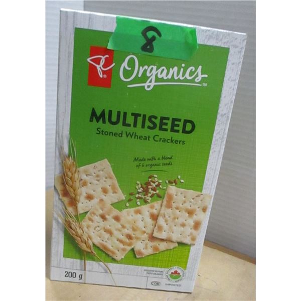 SHELF PULLS (AS IS):  MULTI SEED CRACKERS (200G) - BOX