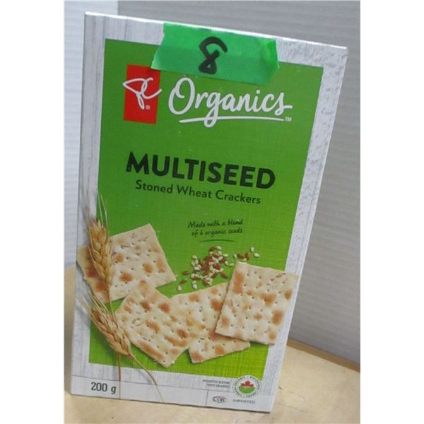 SHELF PULLS (AS IS):  MULTI SEED CRACKERS (200G) - BOX