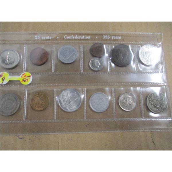 CANADA WORLD TYPE COIN SET