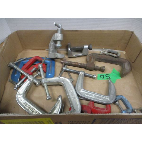 ESTATE:  FLAT C/W VARIOUS C-CLAMPS