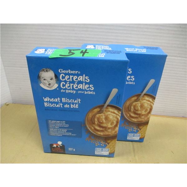 SHELF PULLS (AS IS):  WHEAT BISCUIT CEREAL - 2 BOXES