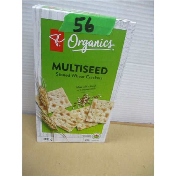 SHELF PULLS (AS IS):  MULTI SEED CRACKERS (200G) - BOX