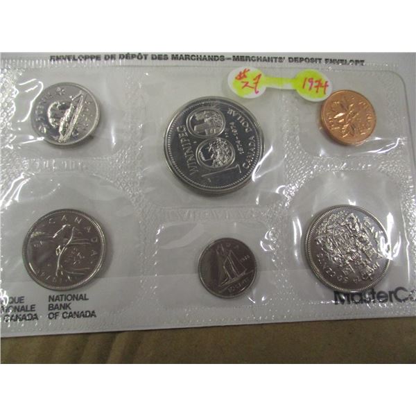 1974 PROOF WINNIPEG MINT SEALED COIN SET