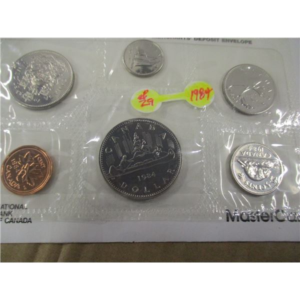 1984 PROOF CANADA MINT SEALED COIN SET