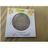 Image 1 : 1872H VICTORIAN CANADA SILVER DOLLAR
