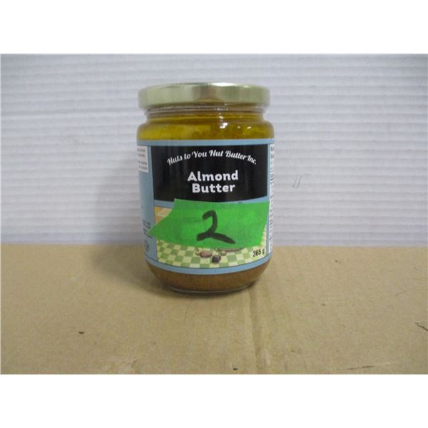 SHELF PULLS (AS IS):  ALMOND BUTTER (365G) - JAR