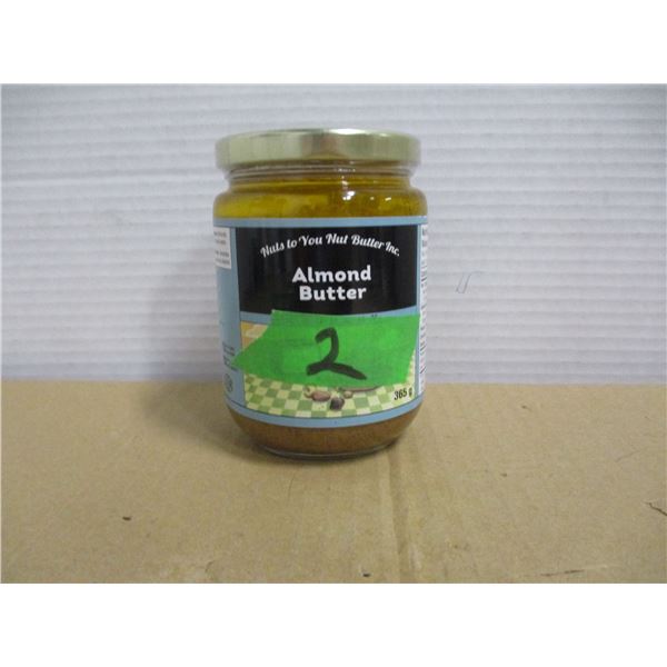 SHELF PULLS (AS IS):  ALMOND BUTTER (365G) - JAR