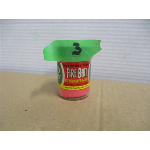NEW:  FIRE BAIT (GLITTER TROUT FISH BAIT) - PER JAR