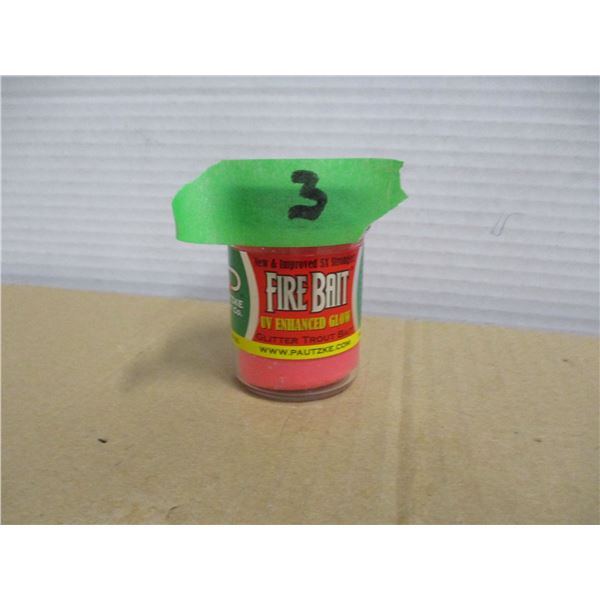 NEW:  FIRE BAIT (GLITTER TROUT FISH BAIT) - PER JAR