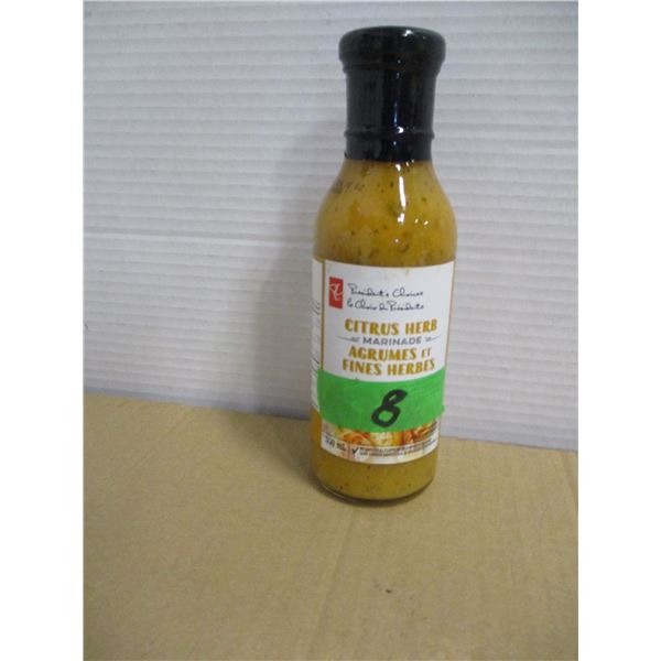 SHELF PULLS (AS IS):  CITRUS & HERB MARINADE (350ML) - BOTTLE