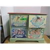 Image 1 : ESTATE:  4 DRAWER DRESSER (APPROX. 18" X 15" X 10")