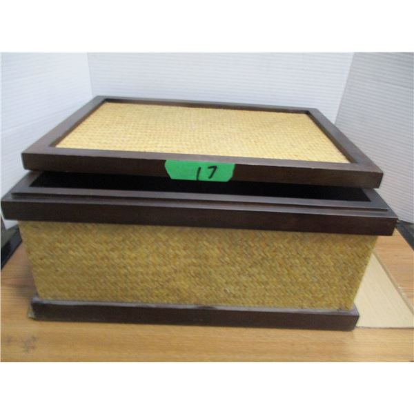 ESTATE:  STORAGE BOX (12" X 8" X 17")