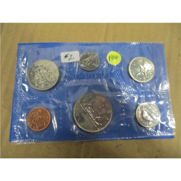 1980 PROOF CANADA MINT SEALED COIN SET