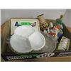 Image 1 : ESTATE:  FLAT OF ASSORTED ORNAMENTS & DISHES