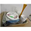 Image 1 : ESTATE:  FLAT C/W ASSORTED DISHWARE
