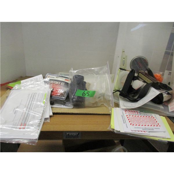 ESTATE:  TOTE OF ASSORTED AIR PELLET ITEMS