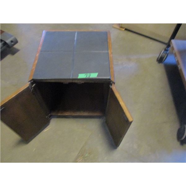 ESTATE:  FOOT STOOL C/W STORAGE