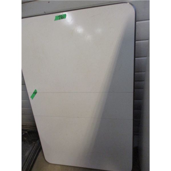 ESTATE:  4 FOOT FOLDING TABLE C/W LEAF