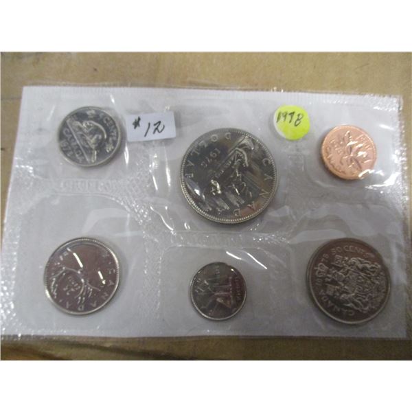 1978 PROOF CANADA MINT SEALED COIN SET
