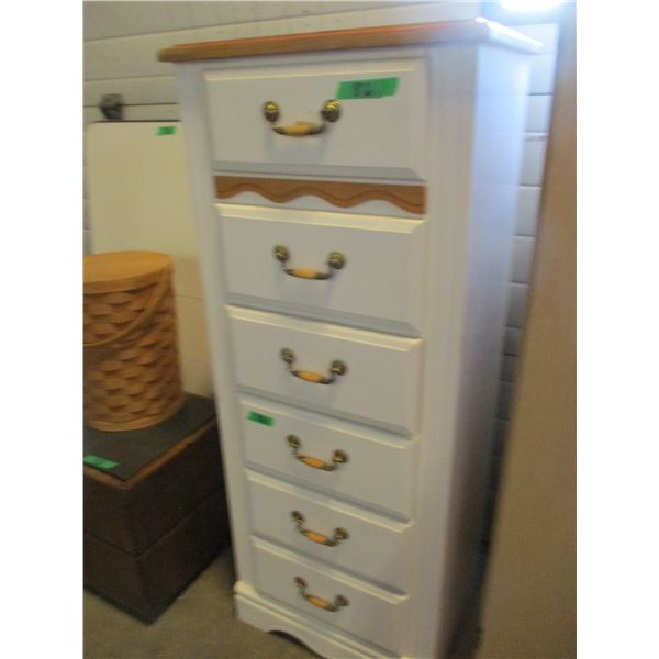 ESTATE:  6 DRAWER DRESSER (APPROX. 15 X 20 X 53")