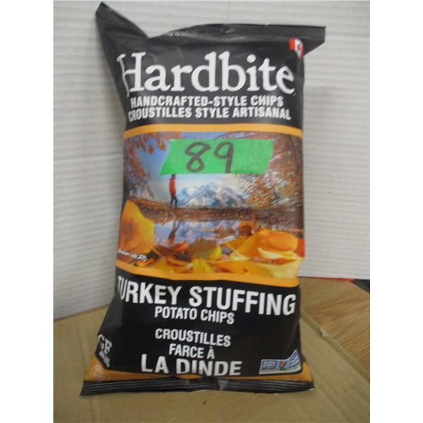 SHELF PULLS (AS IS):  HARDBITE TURKEY STUFFING CHIPS (142G) - BAG