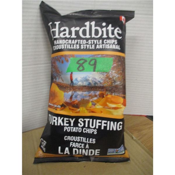 SHELF PULLS (AS IS):  HARDBITE TURKEY STUFFING CHIPS (142G) - BAG