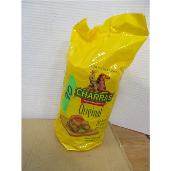 SHELF PULLS (AS IS):  CHARRAS ORIGINAL TOSTADOS