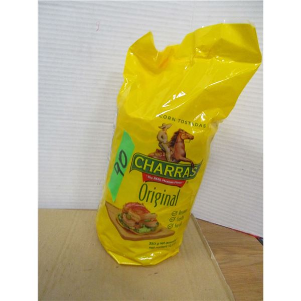 SHELF PULLS (AS IS):  CHARRAS ORIGINAL TOSTADOS