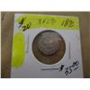 Image 1 : 1890 VICTORIAN NEWFOUNDLAND SILVER FIVE CENT
