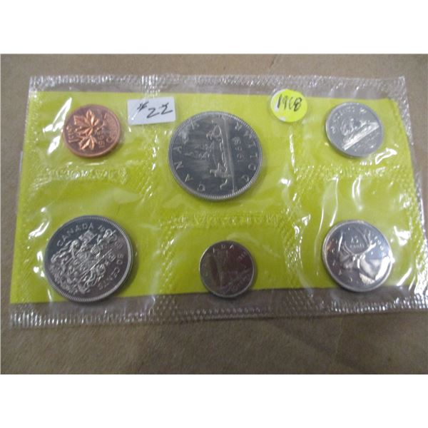 1968 PROOF CANADA MINT SEALED COIN SET