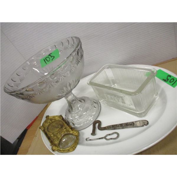 ESTATE:  PLATTER & DISHWARE