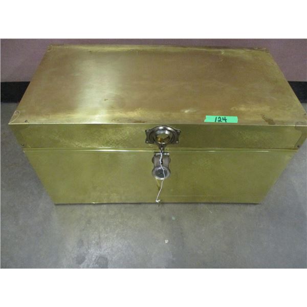ESTATE:  BRASS/CEDAR/PINE HOPE CHEST
