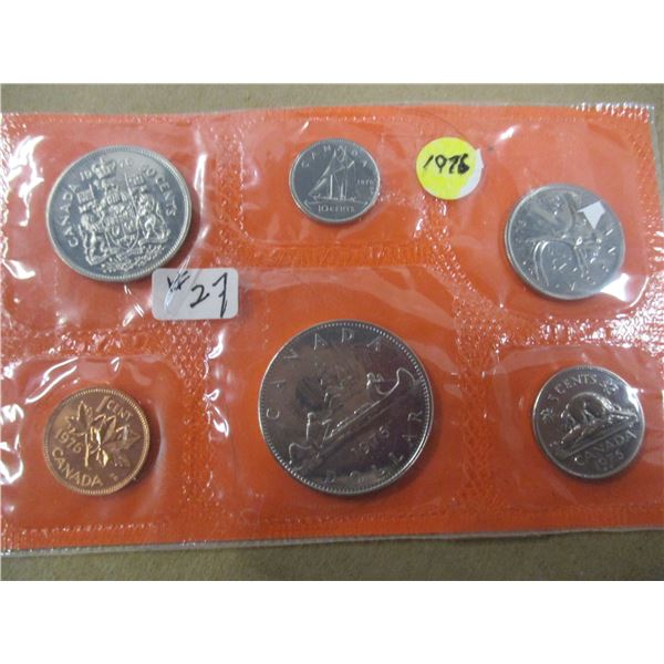 1976 PROOF CANADA MINT SEALED COIN SET